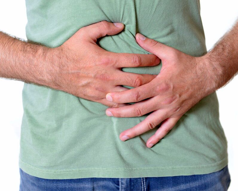 Worms can live in the intestines and cause abdominal pain